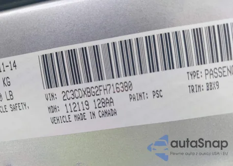 2C3CDXBG2FH716380